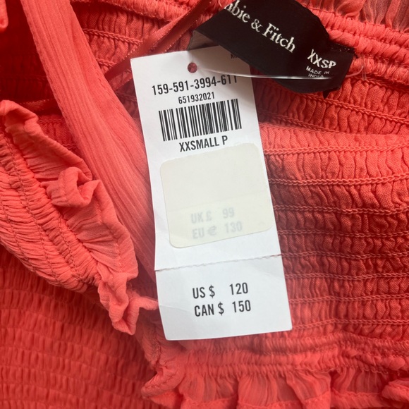 CORAL ABERCROMBIE and Fitch Dress - Picture 4 of 6